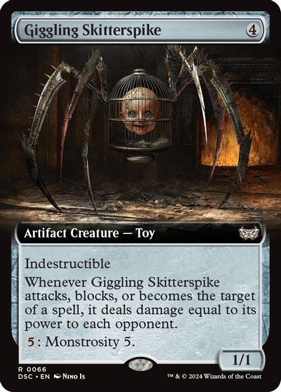Giggling Skitterspike (Extended Art) card art