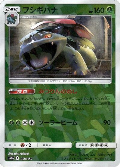 Venusaur (Mirror Holofoil) card art