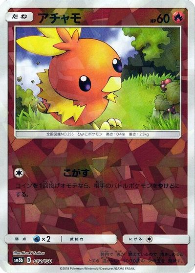 Torchic (Mirror Holofoil) card art
