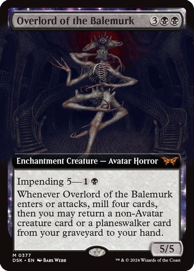 Overlord of the Balemurk (Extended Art) card art