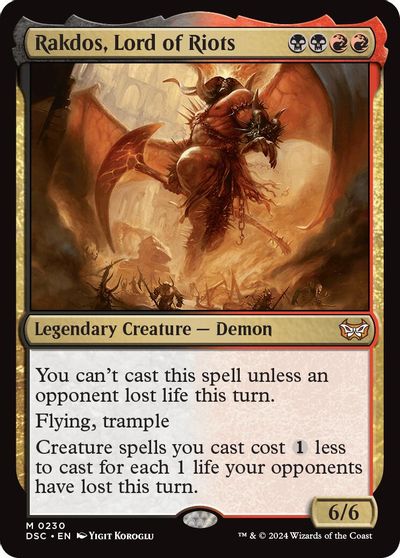 Rakdos, Lord of Riots card art