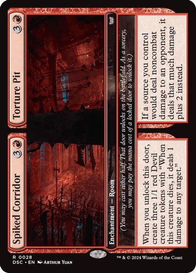 Spiked Corridor // Torture Pit card art