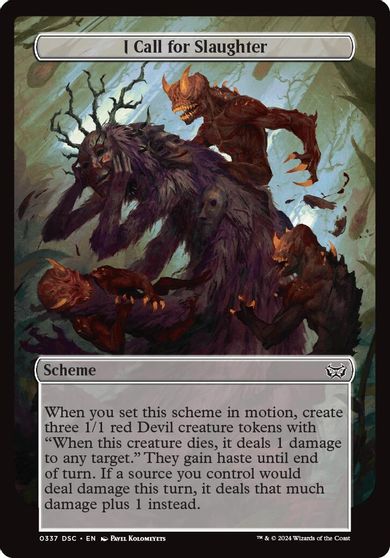 I Call for Slaughter (Full Art) card art