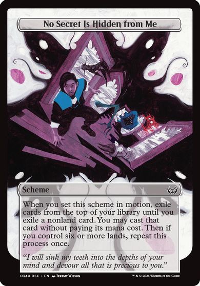 No Secret Is Hidden from Me (Full Art) card art