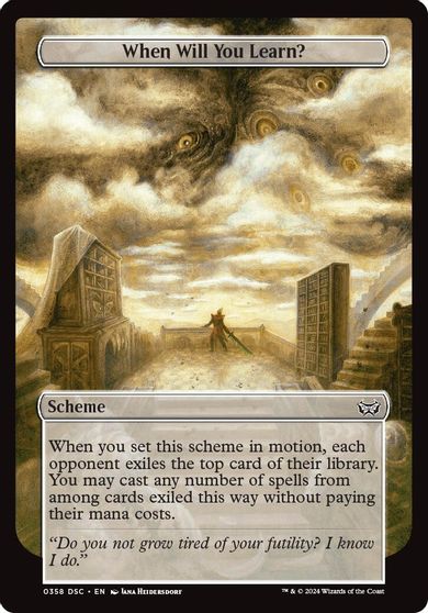 When Will You Learn? (Full Art) card art