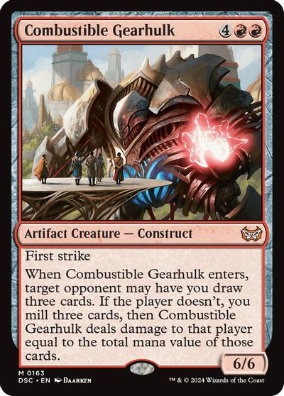 Combustible Gearhulk card art