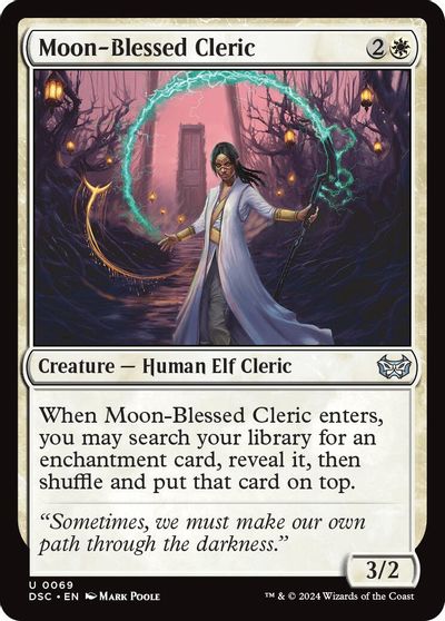 Moon-Blessed Cleric card art