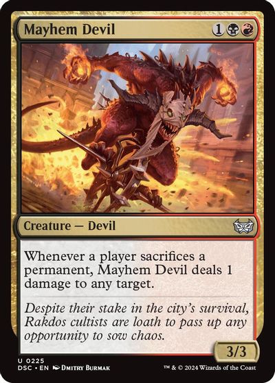 Mayhem Devil card art