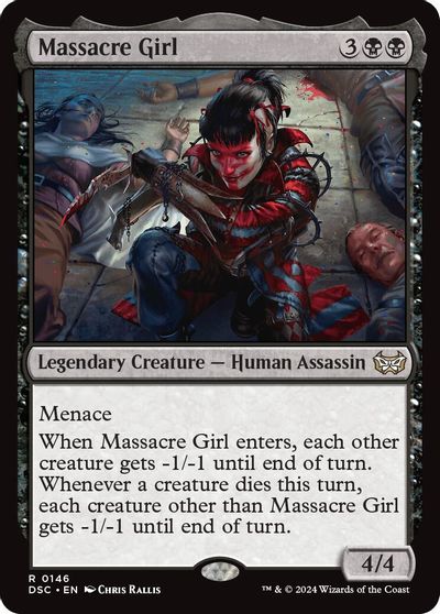 Massacre Girl card art