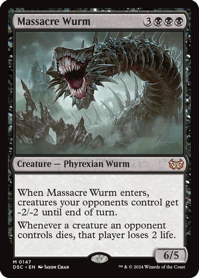 Massacre Wurm card art