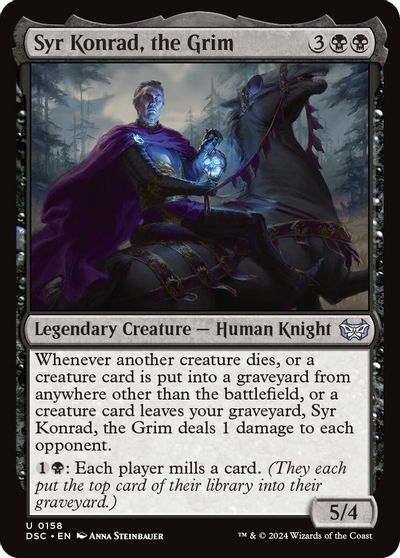 Syr Konrad, the Grim card art