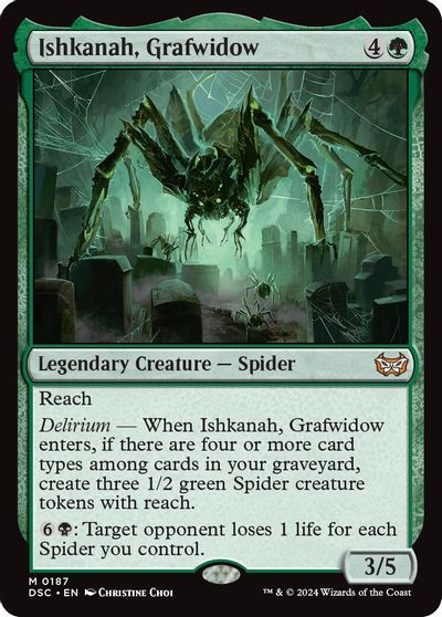 Ishkanah, Grafwidow card art