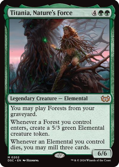 Titania, Nature's Force card art