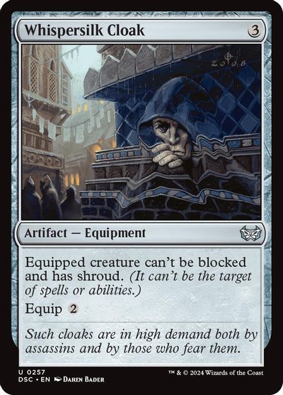 Whispersilk Cloak card art