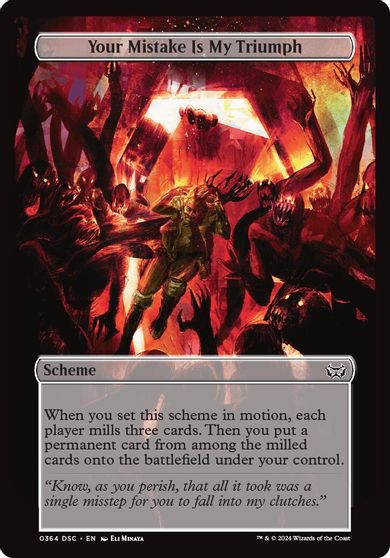 Your Mistake Is My Triumph (Full Art) card art