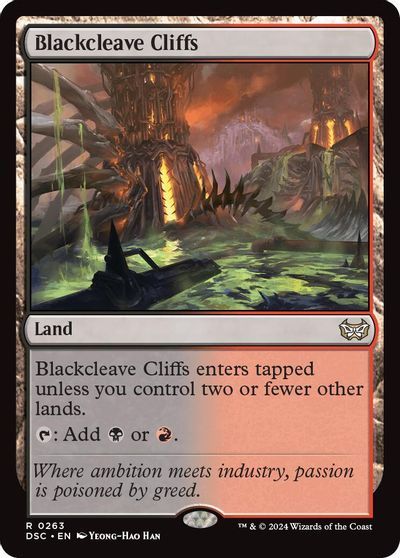 Blackcleave Cliffs card art