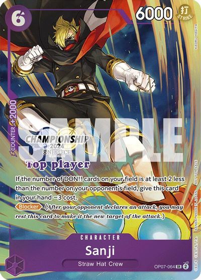 Sanji (Championship 2024 Top Player Pack) card art