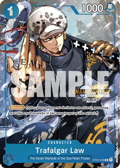 Trafalgar Law - ST03-008 (CS 2024 Event Pack) card art