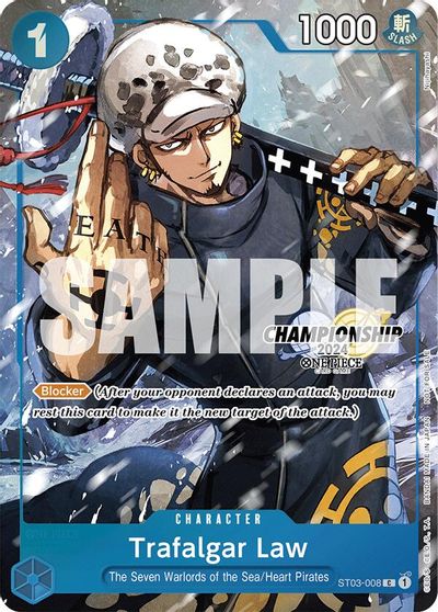 Trafalgar Law - ST03-008 (CS 2024 Event Pack Finalist) card art