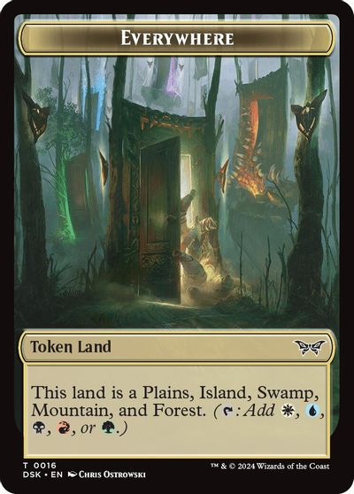 Everywhere // Copy Double-Sided Token card art