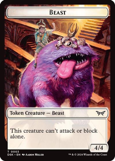 Beast Token card art