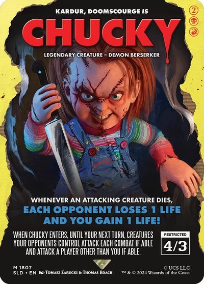 Chucky - Kardur, Doomscourge card art