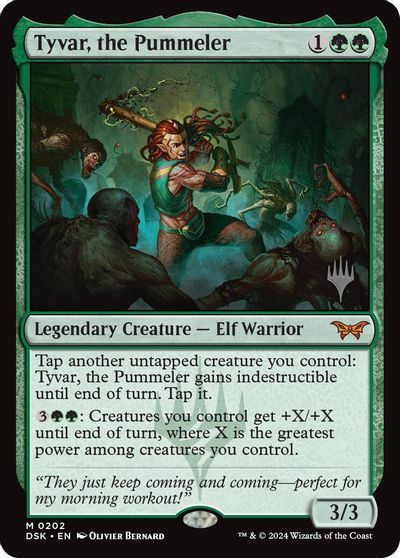 Tyvar, the Pummeler card art