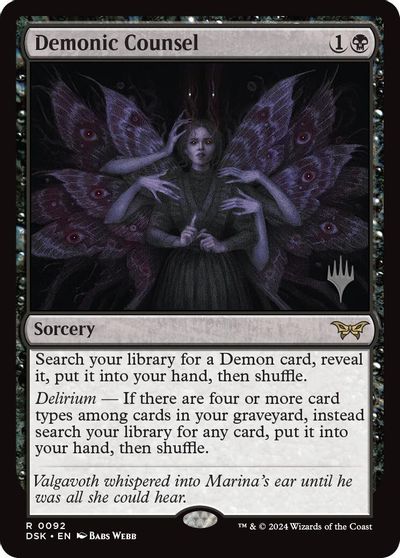 Demonic Counsel card art