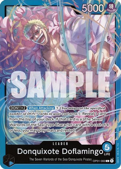 Donquixote Doflamingo (OP01-060) card art
