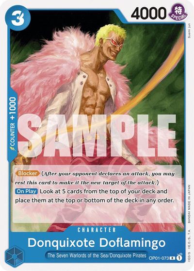 Donquixote Doflamingo (OP01-073) card art
