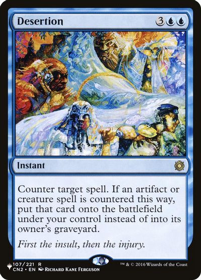 Desertion card art