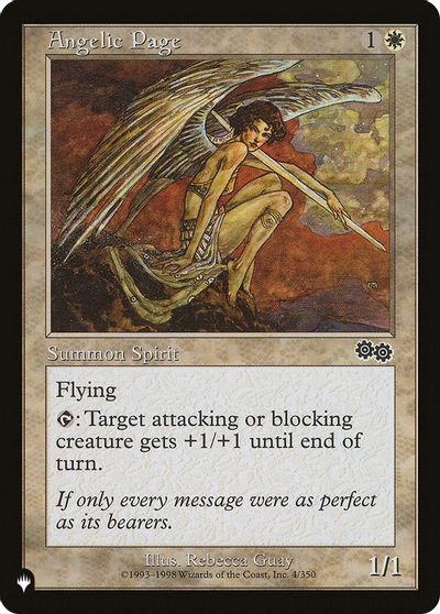 Angelic Page card art