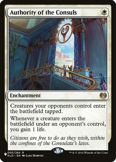 Authority of the Consuls card art