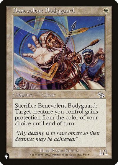 Benevolent Bodyguard card art