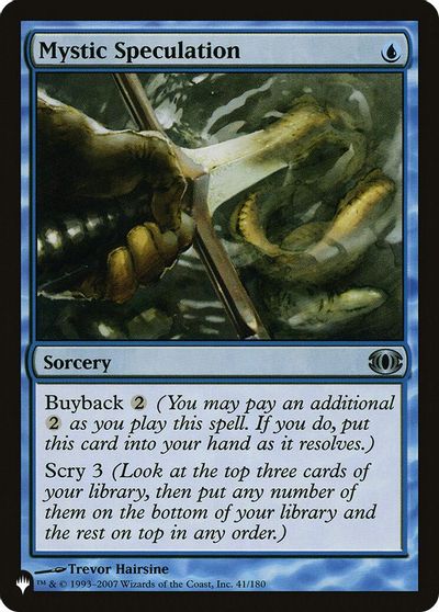 Mystic Speculation card art