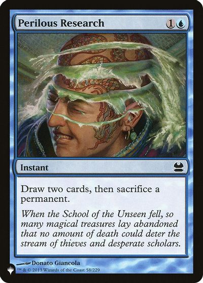 Perilous Research card art