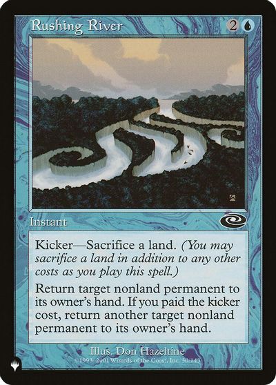 Rushing River card art
