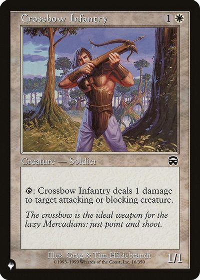 Crossbow Infantry card art
