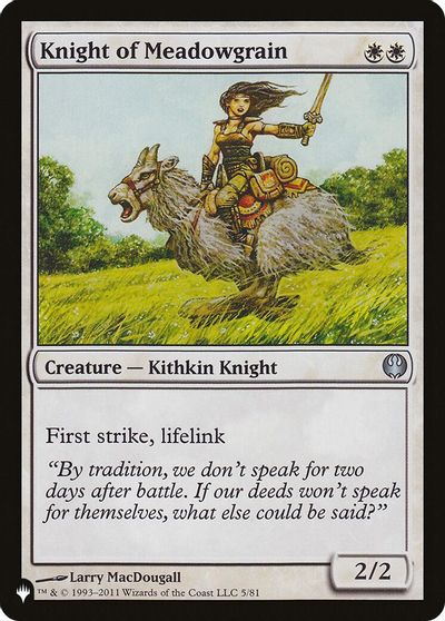 Knight of Meadowgrain card art