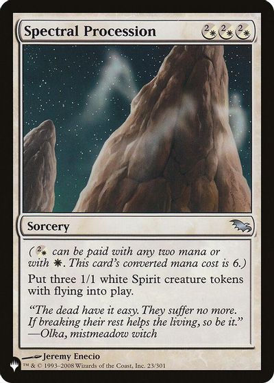 Spectral Procession card art