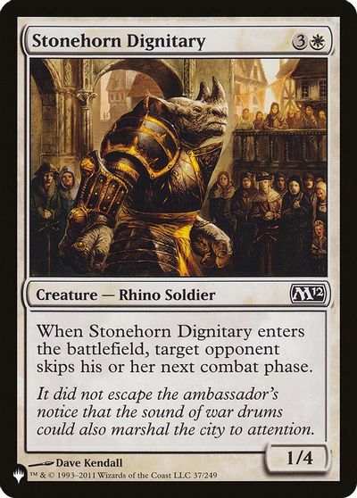 Stonehorn Dignitary card art
