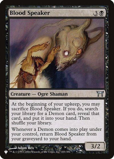 Blood Speaker card art