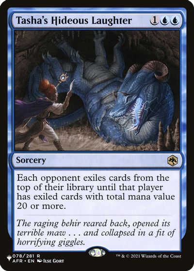 Tasha's Hideous Laughter card art