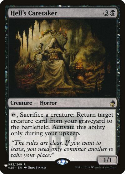 Hell's Caretaker card art