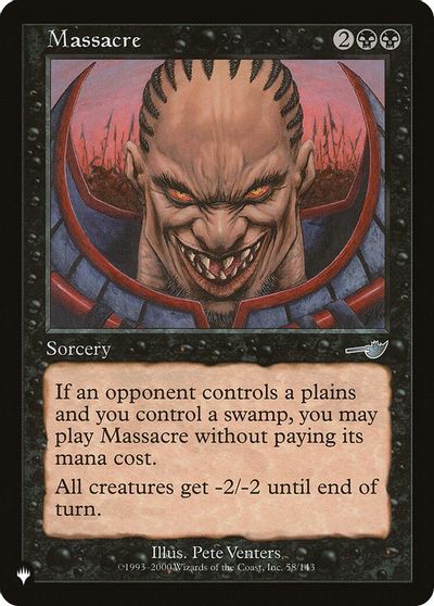 Massacre card art