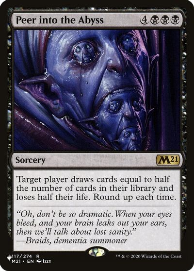 Peer into the Abyss card art