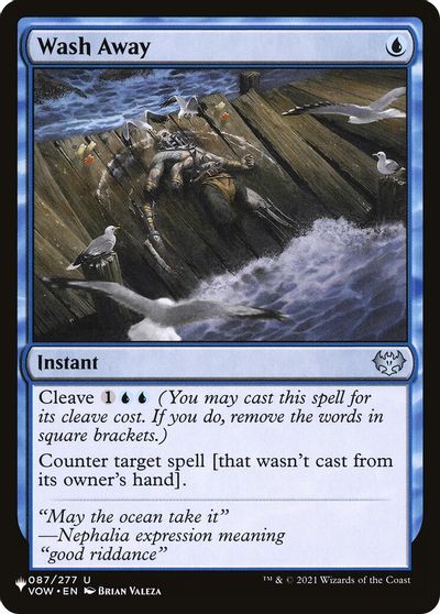 Wash Away card art