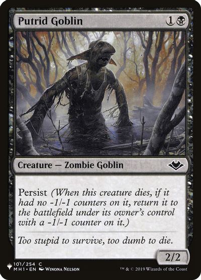Putrid Goblin card art