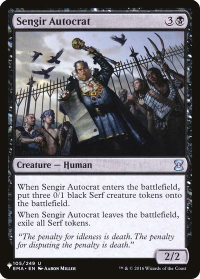 Sengir Autocrat card art