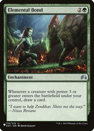 Elemental Bond card art